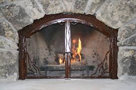 Twisted Twig Fireplace Screen