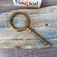 5 5 Brass Magnifying Glass Antique