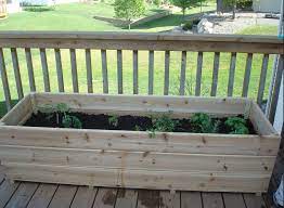 Vegetable Garden Box For Your Deck