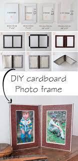 diy cardboard photo frame
