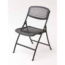hdx plastic seat folding chair in black