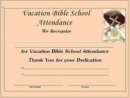 Vbs Certificate Free Vacation Bible School Certificates