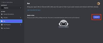 how to create a discord bot and add it