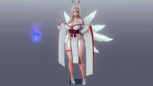 First attempt at making tamamo in HS2. still a WIP. : r DestinyChildGlobal