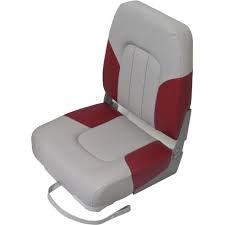 Folding High Back Boat Seat X28red