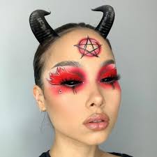 40 y halloween makeup ideas red