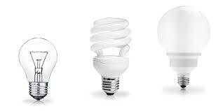 the 3 main types of light bulbs in your