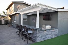 Outdoor Kitchen With Pergola Project In