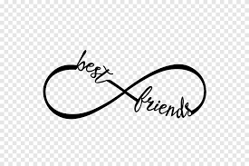 best friend text logo png