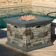 Liquid Propane Fire Pit With Lava Rocks