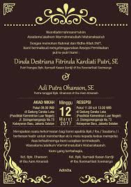Template undangan pernikahan islami yang syari modern dan elegan terbaru, format powerpoint (ppt). 30 Kata Kata Dalam Undangan Pernikahan Simple Terbaik