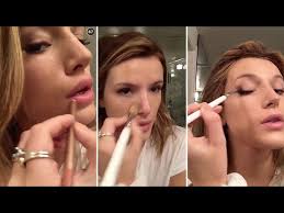 bella thorne makeup tutorial by