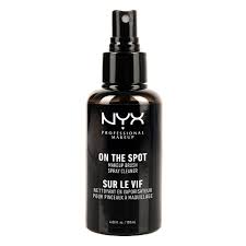 on the spot makeup brush spray cleaner