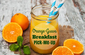 orange guava breakfast pick me up recipe