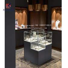 luxury gl jewelry display cabinet