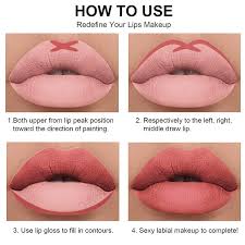 kimieye 12pcs lip liner and lipstick