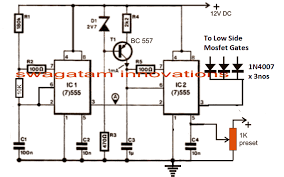 how to make a 3 phase vfd circuit