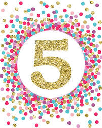 Number 5 Sign Printable 5th Birthday Party Sign 5th Birthday - Etsy |  Birthday party decorations, Birthday numbers, 10th birthday parties