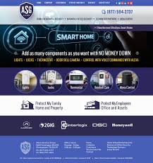 Website Design For Home Security Companies Visionefx