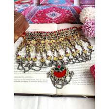 afghani real gl necklace