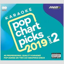Details About Karaoke Discs Zoom Pop Chart Picks Hits 2019 Part 2 40 Tracks On 2 Cd G Discs
