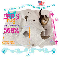 ripple rug snuggly cat