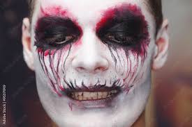 man makeup halloween scary emotions