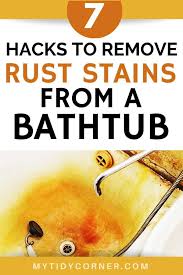 Remove Rust Stains From A Bathtub