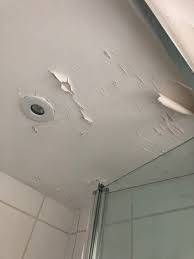 To prevent mildew from forming on bathroom walls, mauro points out that it's important to keep the how to remove black mold from your bathroom ceiling. How To Repair A Peeling Bathroom Wall Or Ceiling Melanie Lissack Interiors