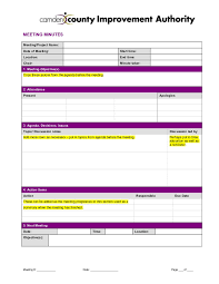 Meeting Minutes Template 2