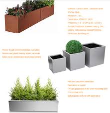 We love the fringing detail on this one above. Square Corten Steel Planter China Corten Steel Planters And Corten Steel Planter Pot Box Price Made In China Com