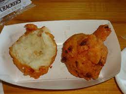 clam cake fried dough with bits of