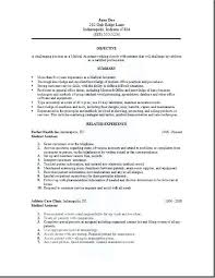 Examples Of Medical Assistant Resumes With No Experience Medical
