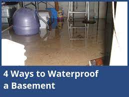 4 Ways To Waterproof A Basement Some