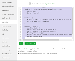 codeigniter 404 not found aapanel