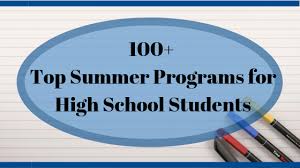 top summer programs for high