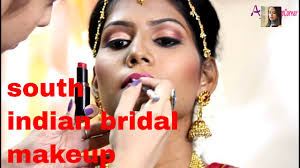 south indian bridal makeup muhurtham