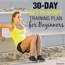 in shape training program for beginners