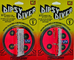 Details About Lot Of 2 Luhr Jensen Dipsy Diver Size 1 5560 001 1602 Pink Chart Uv Ap1403