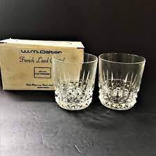 Vintage Crystal Glassware Set