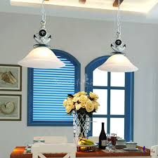 Contemporary pendant lights hanging over kitchen island. Mediterranean Bell Pendant Lighting Glass And Iron 1 Head Chain Hung Pendant Over Kitchen Island Beautifulhalo Com