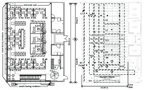 floor plan of full scale mockup showing