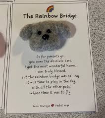 rainbow bridge crossing poem and pocket