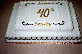 40th Birthday Cakecentral Com gambar png