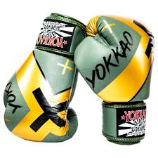X Green Muay Thai Boxing Gloves 6oz