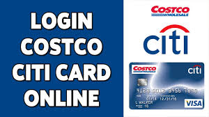 how to login costco citi card