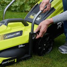 this ryobi battery powered lawn mower