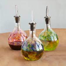 Handblown Glass Olive Oil Pourer