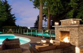 pools designs with fireplaces landcon ca