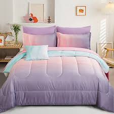 Girls Comforter Set Queen Size Colorful